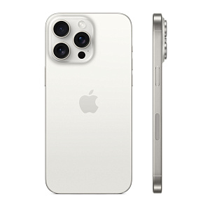 Смартфон Apple iPhone 15 Pro 512GB nanoSim+eSim (Титановый белый, 8 ГБ, 512 ГБ, nanoSim+eSim, Global, Без Rustore)