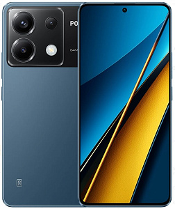 Смартфон Xiaomi POCO X6 5G 12/512GB Global (Синий, 512 ГБ, 12 ГБ, Global, Dual nanoSim, Без Rustore)