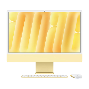 Моноблок Apple iMac 24 2024 (M4 10-Core, GPU 10-Core, 32GB, 2TB) (Жёлтый, 32 ГБ, 2 ТБ, Z1EL000DV)