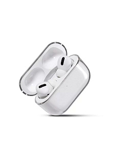 Чехол силиконовый прозрачный для Airpods Pro (Прозрачный)