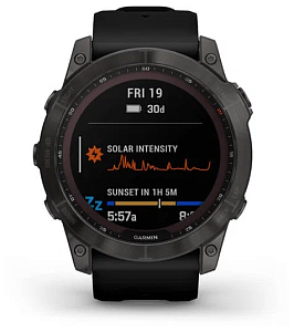 Умные часы Garmin Fenix 7X Sapphire Solar Wi-Fi (Серый)