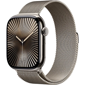 Умные часы Apple Watch Series 10 42мм (Natural, 42mm, One size, Titanium Milanese Loop)