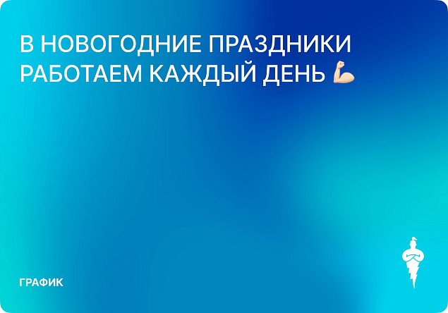 График работы в новогодние праздники