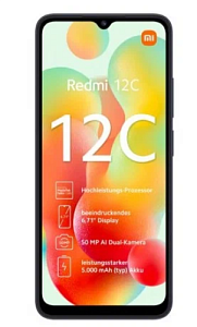 Смартфон Xiaomi Redmi 12C NFC 4/128GB (Синий, 128 ГБ, 4 ГБ, Global, Dual nanoSim, Без Rustore)