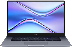 Ноутбук HONOR MagicBook X 15BBR-WAH9 (1920x1080, Intel Core i5 1.6 ГГц, RAM 8GB, SSD 512GB, Win10 Home) (RU/A) (Серый, 8 ГБ, 512 ГБ, RU)