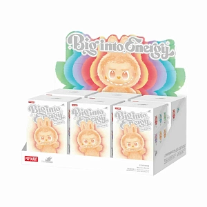 Фигурка - сюрприз Labubu V3 The Monsters Big Into Energy (Коробка 6 штук) (Белый)