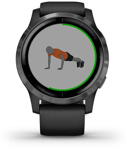 Умные часы Garmin Vivoactive 4 Wi-Fi NFC (Чёрный)