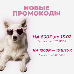 Промокоды на 600₽ и 1000₽