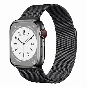 Ремешок для Apple Watch 38mm/40mm Gurdini Milanese Loop (миланский сетчатый) (Серый)