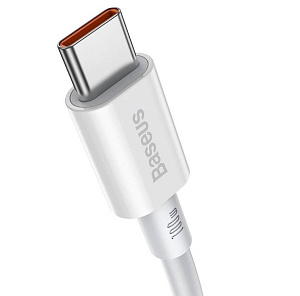 Кабель Baseus Superior Series Fast Charging Type-C 100W 2m (Белый)