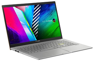 Ноутбук ASUS Vivobook 15 OLED K513EA-L12013W 1920x1080, Intel Core i5 1135G7 2.4 ГГц, RAM 8GB, SSD 512GB, Intel Iris Xe Graphics, Windows 11 Home, 90NB0SG2-M38550 (Серебристый, 8 ГБ, 512 ГБ)