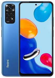 Смартфон Xiaomi Redmi Note 11 4/128GB NFC Global (4 ГБ, 128 ГБ, Синий, Global, Dual nanoSim, Без Rustore)