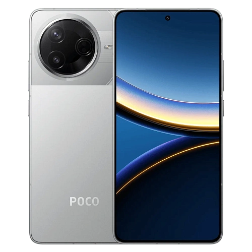 Смартфон Xiaomi POCO F7 Pro (Серый, 12 ГБ, 256 ГБ, Dual nanoSim, Global, Без Rustore)