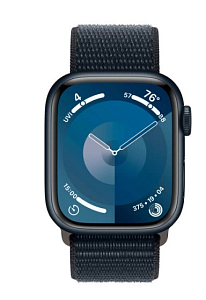 Умные часы Apple Watch Series 9 41мм (41mm, Темная ночь, S/L, Sport Loop)