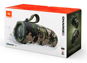 Портативная акустика JBL Charge 6 (Зелёный камуфляж)