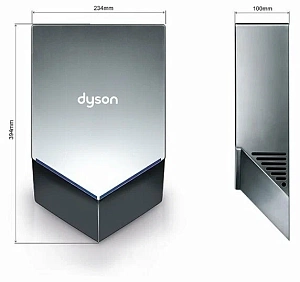 Сушилка для рук Dyson Airblade V HU02 (Nickel)
