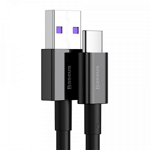 Кабель Baseus Rapid Charge Data Cable USB to Type-C (1m) (Черный)