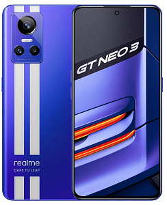 Смартфон Realme GT Neo 3 8/256GB Global (Синий, 256 ГБ, 8 ГБ, Global, Dual nanoSim, Без Rustore)