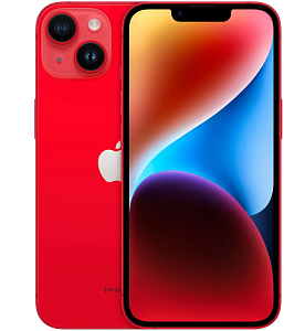 Смартфон Apple iPhone 14 256GB eSIM (256 ГБ, Красный, США, 6 ГБ, eSim, Без Rustore)