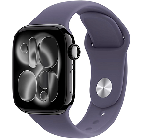 Умные часы Apple Watch Series 11 (Black, Purple Fog, Sport Band, 46mm, S/M)