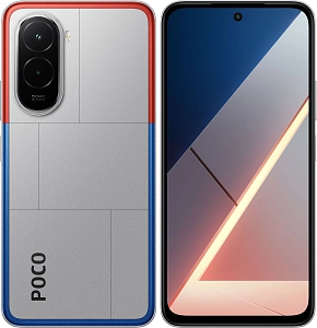 Смартфон Xiaomi POCO M7 (Серебристый, 8 ГБ, 256 ГБ, Global, Dual nanoSim, Без Rustore)