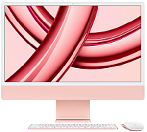 Моноблок Apple iMac 24 2023 (M3 8-Core, GPU 10-Core, 8GB, 512GB) (Розовый, 8 ГБ, 512 ГБ, MQRU3)