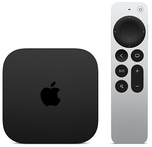 ТВ-приставка Apple TV 4K Wi-Fi + Ethernet 128GB, 2022 г. (Чёрный)