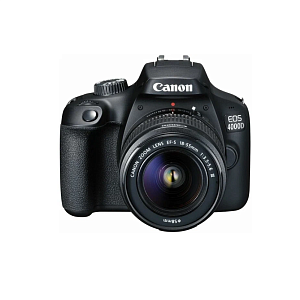 Фотоаппарат Canon EOS 4000D Kit EF-S 18-55mm f/3.5-5.6 DC III (Черный)