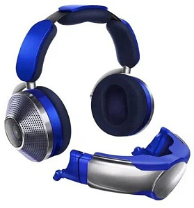 Беспроводные наушники Dyson Zone Ultra с очистителем воздуха (Синий)