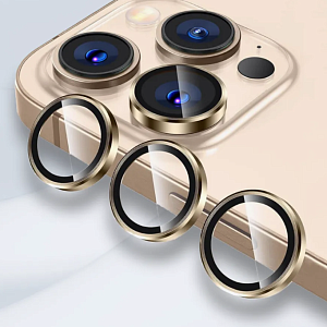 Защитное стекло на камеру Remax Gl-27 для iPhone 16 Pro / 16 Pro max (Золотой)