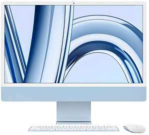 Моноблок Apple iMac 24 2023 (M3 8-Core, GPU 10-Core, 16GB, 1TB) (Синий, 16 ГБ, 1 ТБ, Z19K000DA)