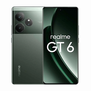 Смартфон Realme GT6 12/256GB (Зелёный, 12 ГБ, 256 ГБ, Dual nanoSim, Global, Без Rustore)