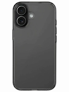 Чехол силиконовый прозрачный KZDOO GUARDIAN для iPhone 17 (Черный)