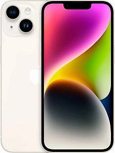 Смартфон Apple iPhone 14 512GB Global (512 ГБ, Белый, Global, 6 ГБ, nanoSim+eSim, Без Rustore)