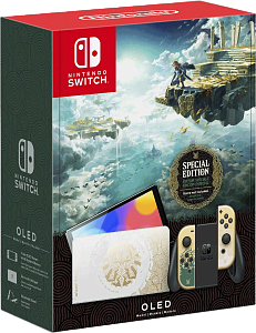 Игровая приставка Nintendo Switch (The Legend of Zelda, 64 ГБ, 7", OLED)
