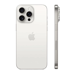 Смартфон Apple iPhone 15 Pro Max 256GB nanoSim+eSim (Титановый белый, 256 ГБ, 8 ГБ, Global, nanoSim+eSim, Без Rustore, Уценка)