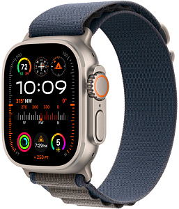 Умные часы Apple Watch Ultra 2 49 мм Titanium Case with Alpine Loop (49mm, Синий S, S)