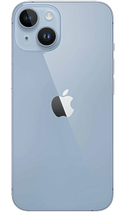 Смартфон Apple iPhone 14 128GB eSIM (128 ГБ, Синий, США, 6 ГБ, eSim, Без Rustore)