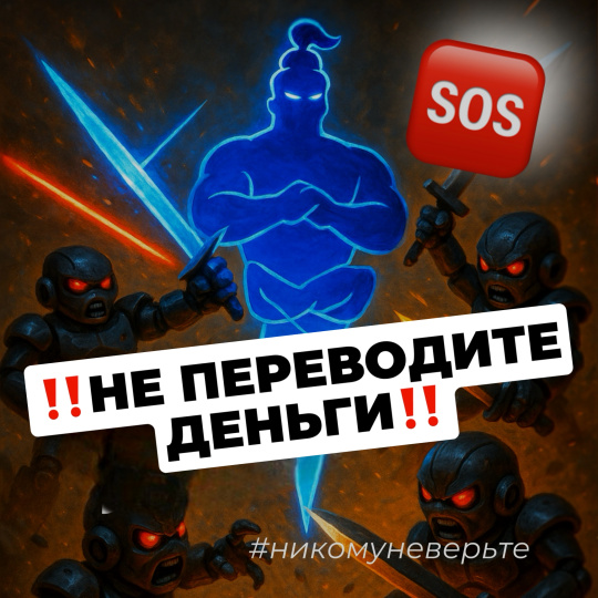 ВНИМАНИЕ! НЕ ПЕРЕВОДИТЕ ДЕНЬГИ МОШЕННИКАМ!