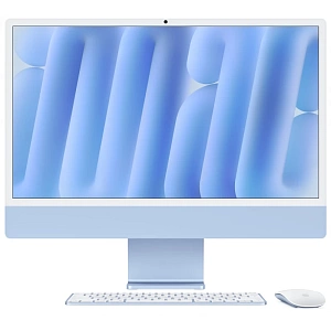 Моноблок Apple iMac 24 2024 (M4 8-Core, GPU 8-Core, 16GB, 512GB) (Синий, 16 ГБ, 512 ГБ, Z1E5000JW)