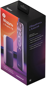 Модуль с Яндекс.ТВ - Смарт.ТВ с Алисой (Чёрно-Белый)