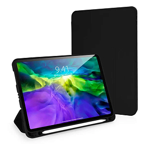 Чехол-книжка Gurdini Milano Series для iPad Pro 12.9 (2022) (Чёрный)