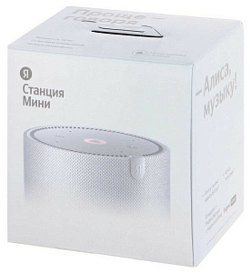 Умная колонка Яндекс Новая Станция Мини (без часов) (Серый)