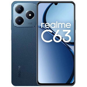 Смартфон Realme C63 4/128GB (Синий, 4 ГБ, 128 ГБ, Dual nanoSim, Global, Без Rustore)