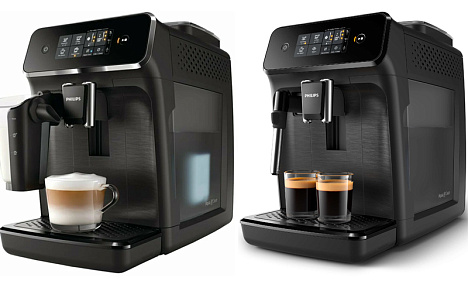Кофемашины Philips: сравнение моделей EP2030 Series 2200 LatteGo и EP2021 Series 2200