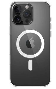 Чехол силиконовый прозрачный MagSafe KZDOO MAG GUARDIAN для iPhone 16 Pro (Прозрачный)