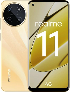 Смартфон Realme 11 8/128GB Global (128 ГБ, Золотой, 8 ГБ, Global, Dual nanoSim, Без Rustore)