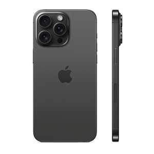 Смартфон Apple iPhone 15 Pro 512GB nanoSim+eSim (Титановый Чёрный, 8 ГБ, 512 ГБ, nanoSim+eSim, Global, Без Rustore)