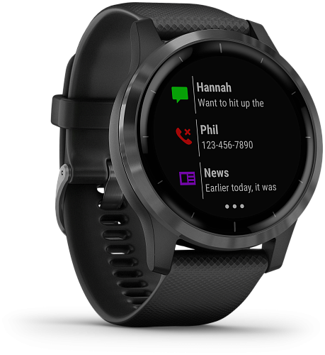Умные часы Garmin Vivoactive 4 Wi-Fi NFC (Чёрный)