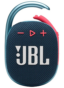 Портативная акустика JBL Clip 4 (Синий/Розовый)